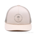 Platte borduurwerk gesloten mesh cap